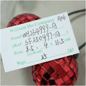 Adorno colgante de cereza navideña de resplandor rojo cristalino